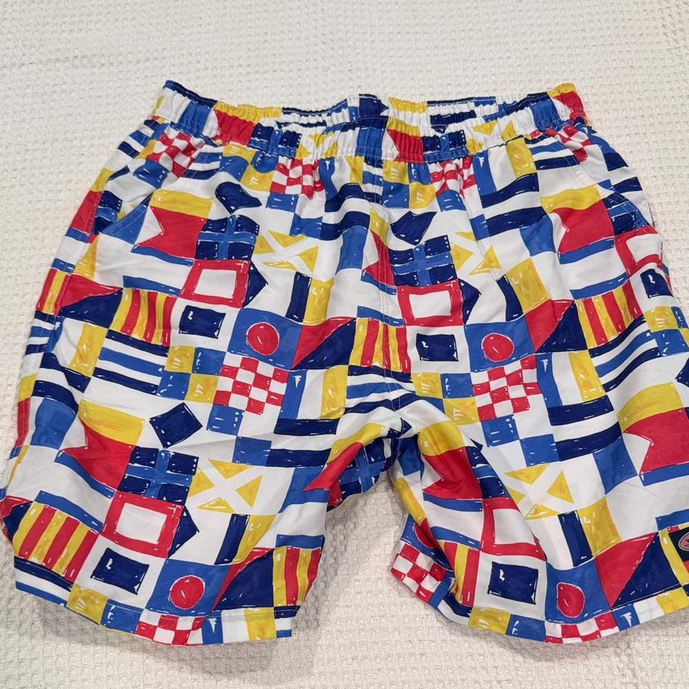 Vineyard Vines Multicolor Patterned Swim Trunks